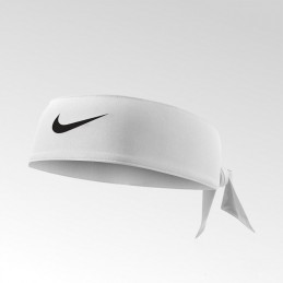 Opaska na głowę Nike Dri-Fit Head Tie Reversible biała -