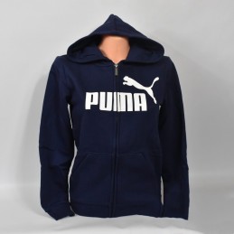 Bluza młodzieżowa Puma ESS Big Logo FZ Hoodie - 586967 06