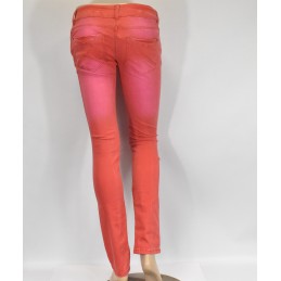 Spodnie jeansowe damskie Troll Colour Block - TSP1016POS1