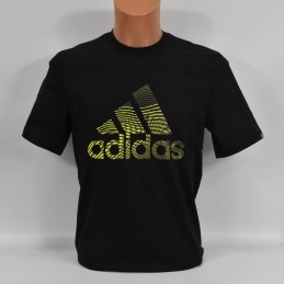 Koszulka męska Adidas Extrusion Motion Puff-Print Logo Graphic