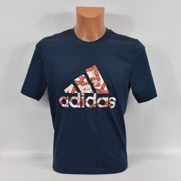 Koszulka męska Adidas Branded Tape Logo Graphic - GL3702