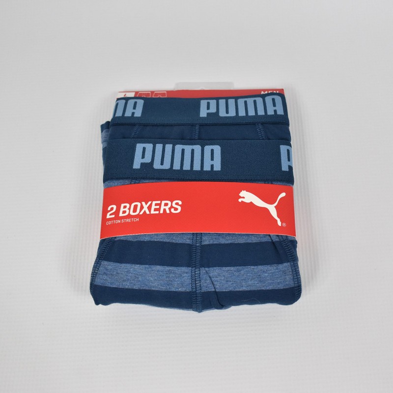 Bokserki męskie Puma Stripe 1515 Boxer 2P - 591015001 162 040