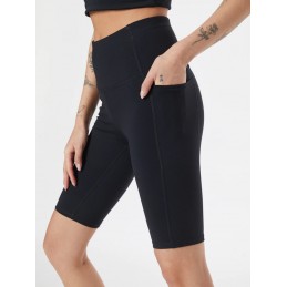 Spodenki damskie Skechers Go Walk High Waisted Bike Short- W3SH53-BLK