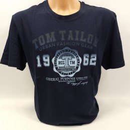 Koszulka męska Tom Tailor granatowa - 1029685-10668