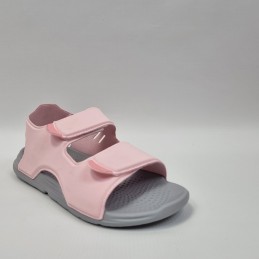 Sandały młodzieżowe Adidas Swim Sandal C różowe - FY8937