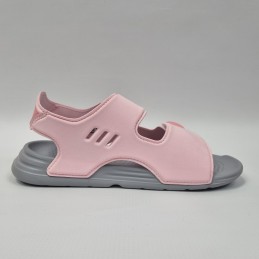 Sandały młodzieżowe Adidas Swim Sandal C różowe - FY8937