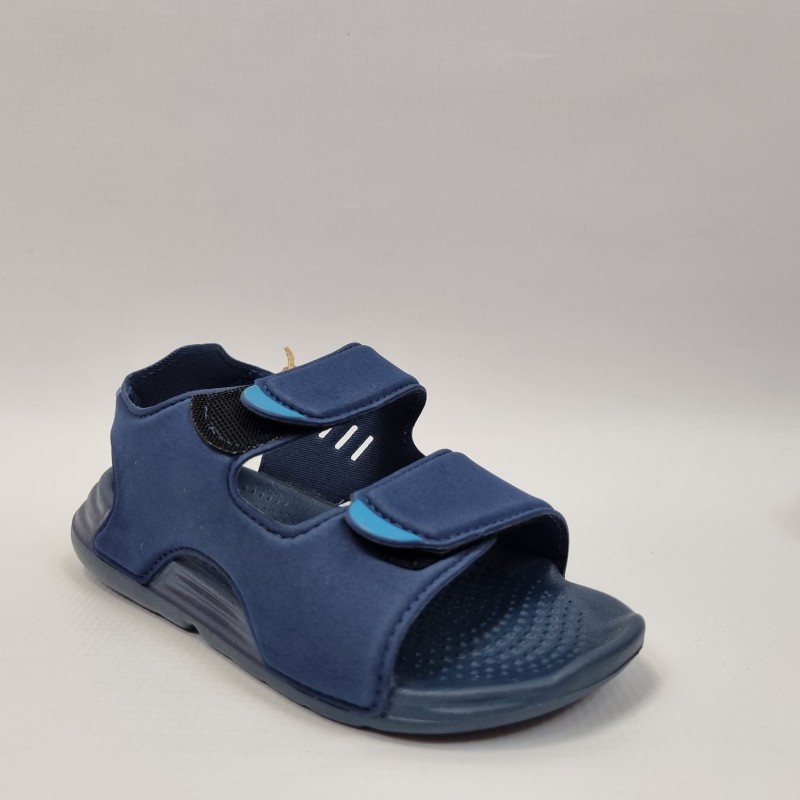 Sandały młodzieżowe Adidas Swim Sandal C granatowe - FY6039