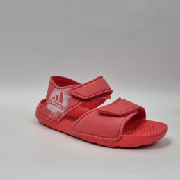 Sandały młodzieżowe Adidas AltaSwim C malinowe - BA7849