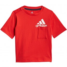 Komplet dziecięcy Adidas I granatowo-czerwony-GM8941