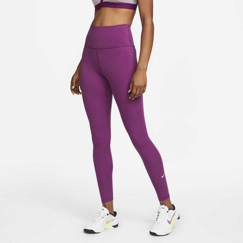 Nike Legginsy Dri-Fit One DM7274 Brązowy Tight Fit