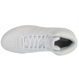 Buty młodzieżowe Adidas Hoops 2.0 MID białe - B42099