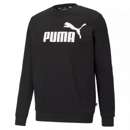 Bluza męska Puma ESS BIG LOGO CREW czarna- 586678 01