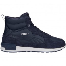 Buty młodzieżowe Puma Graviton Mid Parisian granatowe- 383204 05