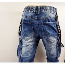 Spodnie jeansowe joggery męskie TOP HERO Jeans - K8881