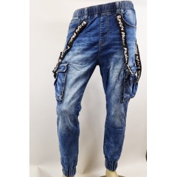 Spodnie jeansowe joggery męskie TOP HERO Jeans - K8881