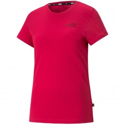 Koszulka damska Puma ESS+ Embroidered Tee czerwona- 587901 33