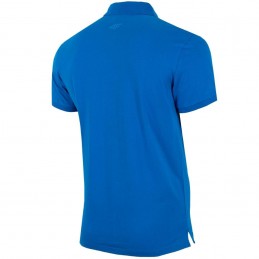 Koszulka męska polo 4F niebieska- H4L22-TSM355 33S
