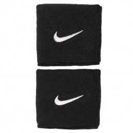 Opaska na nadgarstek Nike Swoosh Wristbands czarna- NNN04-010