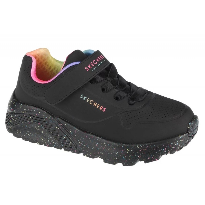 Buty młodzieżowe Skechers Uno Lite Rainbow Specks- 310457L-BKMT