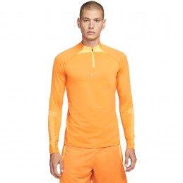 Bluza męska Nike Dri-Fit Strike Drill Top pomarańczowa- DH8732