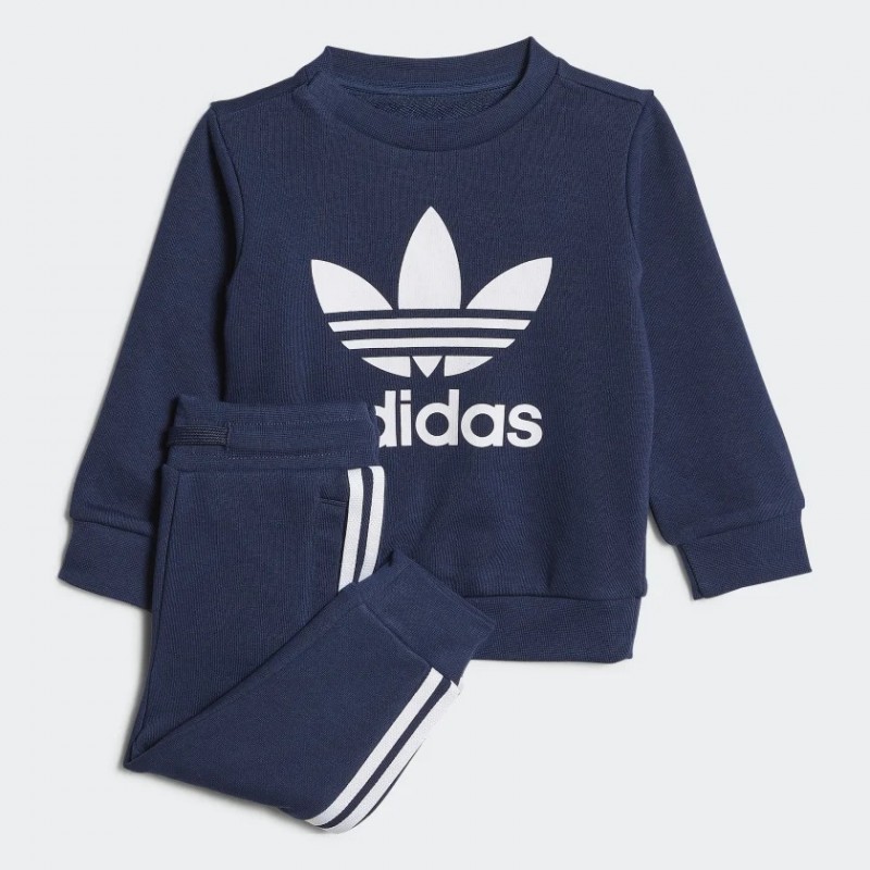 Dres dziecięcy Adidas Crew Sweatshirt Set - HK7495