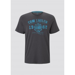 Koszulka męska Tom Tailor szara - 1008637-10899