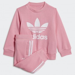 Dres dziecięcy Adidas Crew Sweatshirt Set - HK7496