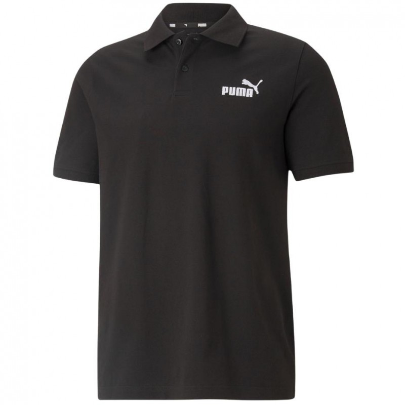 Koszulka męska Puma ESS Pique Polo czarna- 586674 01