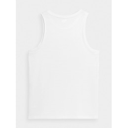 Koszulka męska 4F biała- H4L22-TSM045 10S
