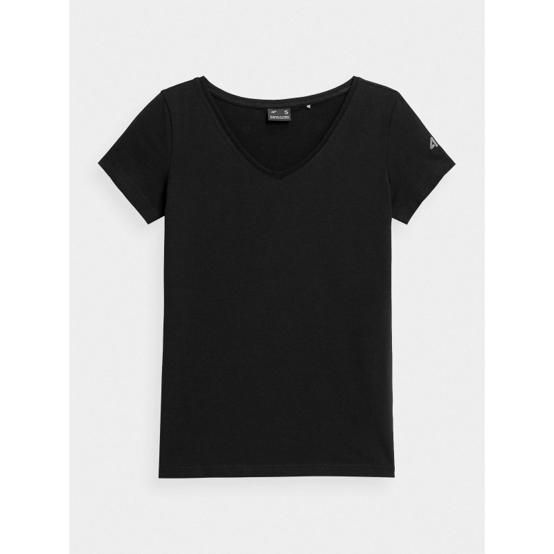 Koszulka damska 4F czarna- H4Z22-TSD022 20S