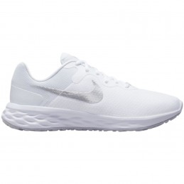 Buty młodzieżowe Nike Revolution 6 Next białe- DC3729 101