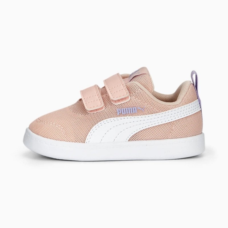 Buty dziecięce Puma Courtflex v2 Mesh V INF różowe- 371759 13