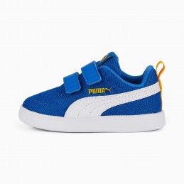 Buty dziecięce Puma Courtflex v2 Mesh niebieskie- 37175914