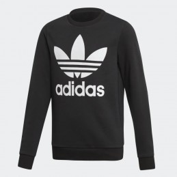 Bluza młodzieżowa Adidas Trefoil Crew czarna- ED7797
