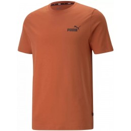 Koszulka męska Puma Ess Small Logo Tee pomarańczowa- 586669 94