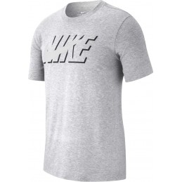 Koszulka męska Nike Sportswear BLK Core szara- AR5019 051