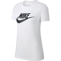 Koszulka damska Nike Tee Essential Icon Future biała- BV6169 100