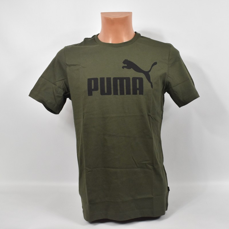 Koszulka Puma ESS Logo Tee Forest Night - 853400 15