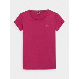 Koszulka damska 4F różowa- 4FSS23TTSHF580 53S