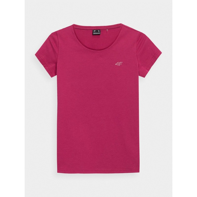 Koszulka damska 4F różowa- 4FSS23TTSHF580 53S