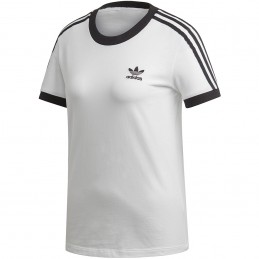 Koszulka damska Adidas 3 Stripes Tee biała- ED7483