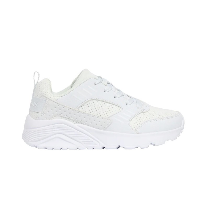 Buty młodzieżowe Skechers Uno Lite białe- 403672L-WHT