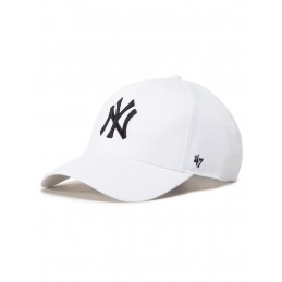 Czapka z daszkiem Mlb New York Yankees biała- B-MVPSP17WBP-WH
