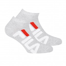 Skarpety Fila Invisible socks 2P szare- F9199 400