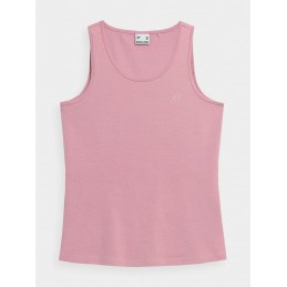 Koszulka damska 4F różowa- 4FSS23TTSHF581 56S