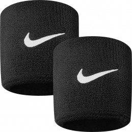 Opaska na nadgarstek Nike Nike Swoosh czarne 2szt- NN04010