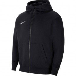 Bluza młodzieżowa Nike Park 20 Fleece Full-Zip Hoodie czarna-