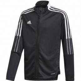 Bluza młodzieżowa Adidas Tiro 21 Track Jacket Youth czarna -
