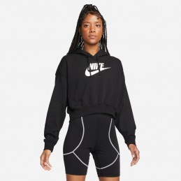 Bluza damska Nike Sportswear Club Flecce czarna - DQ5850 010