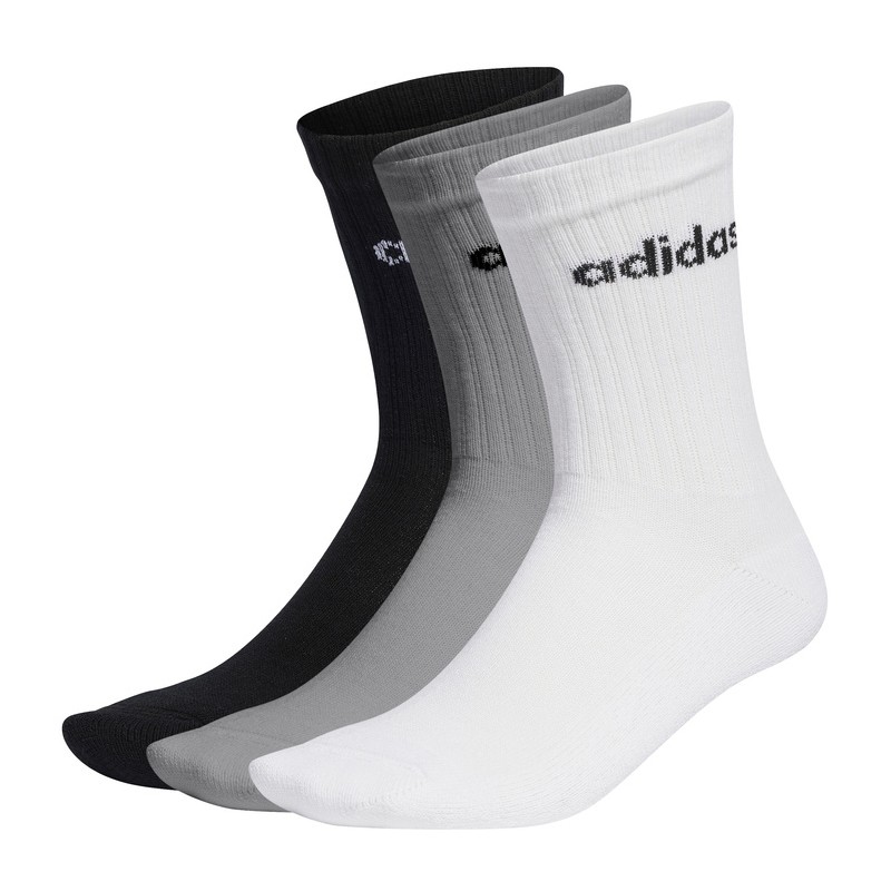 Skarpety Adidas Linear Crew Cushioned Socks 3 Pairs mix - IC1302